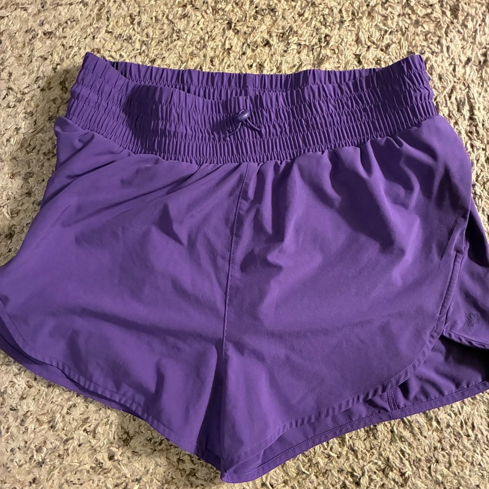 All in motion purple shorts, size M, great condition